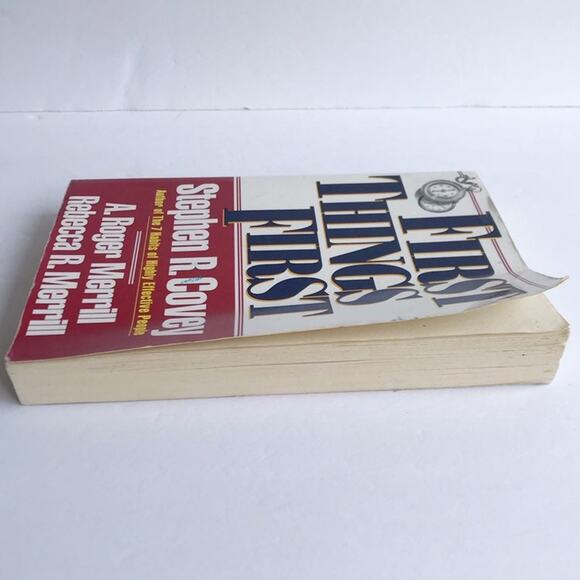 Stephen R. Covey First Things First Paperback Book Business Time Management - Picture 4 of 7